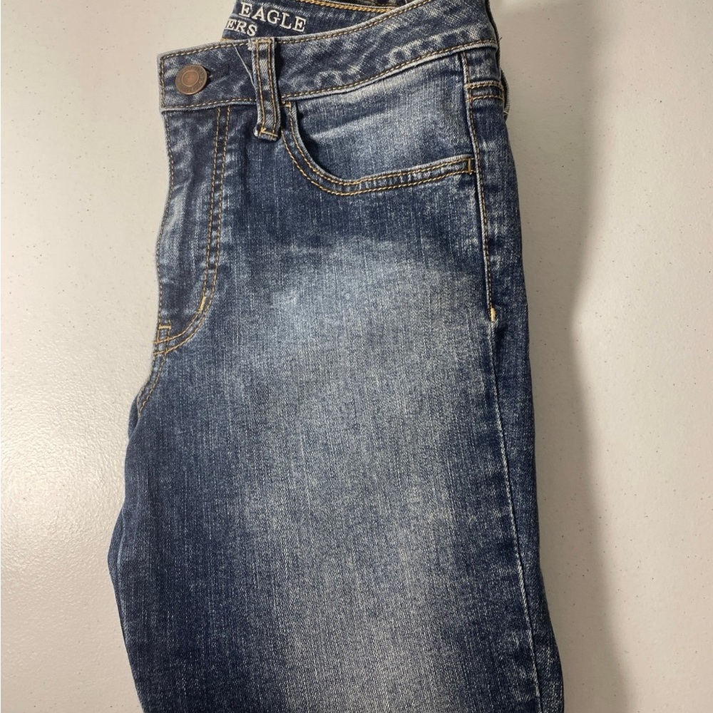 American Eagle Hi-Rise Jegging Cropped Jeans